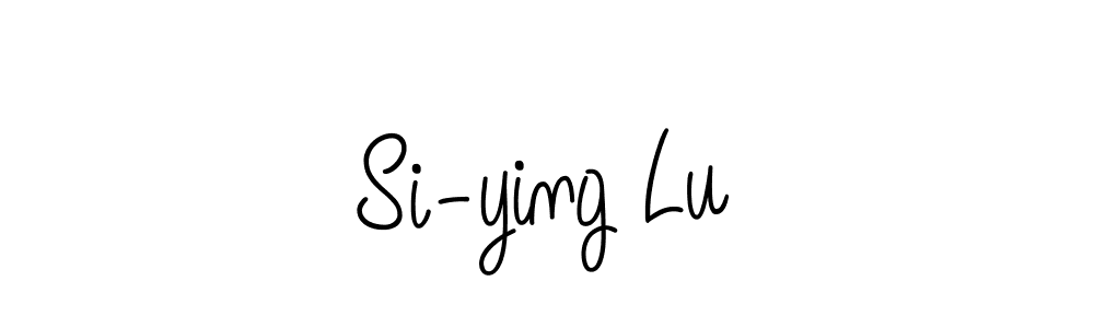 How to make Si-ying Lu signature? Angelique-Rose-font-FFP is a professional autograph style. Create handwritten signature for Si-ying Lu name. Si-ying Lu signature style 5 images and pictures png