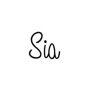 Use a signature maker to create a handwritten signature online. With this signature software, you can design (Angelique-Rose-font-FFP) your own signature for name Sia. Sia signature style 5 images and pictures png