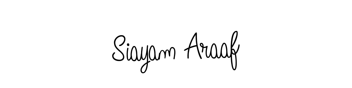 Make a short Siayam Araaf signature style. Manage your documents anywhere anytime using Angelique-Rose-font-FFP. Create and add eSignatures, submit forms, share and send files easily. Siayam Araaf signature style 5 images and pictures png