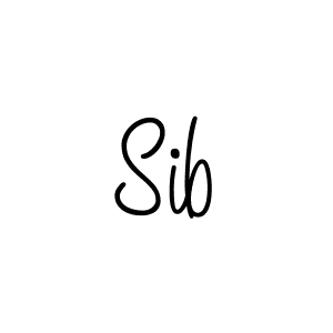 How to make Sib signature? Angelique-Rose-font-FFP is a professional autograph style. Create handwritten signature for Sib name. Sib signature style 5 images and pictures png