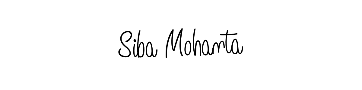 Siba Mohanta stylish signature style. Best Handwritten Sign (Angelique-Rose-font-FFP) for my name. Handwritten Signature Collection Ideas for my name Siba Mohanta. Siba Mohanta signature style 5 images and pictures png