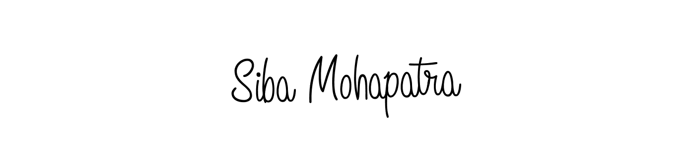 The best way (Angelique-Rose-font-FFP) to make a short signature is to pick only two or three words in your name. The name Siba Mohapatra include a total of six letters. For converting this name. Siba Mohapatra signature style 5 images and pictures png