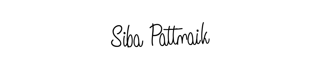 Use a signature maker to create a handwritten signature online. With this signature software, you can design (Angelique-Rose-font-FFP) your own signature for name Siba Pattnaik. Siba Pattnaik signature style 5 images and pictures png