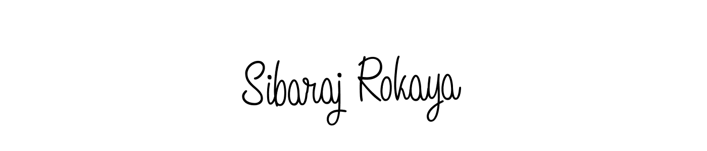 Check out images of Autograph of Sibaraj Rokaya name. Actor Sibaraj Rokaya Signature Style. Angelique-Rose-font-FFP is a professional sign style online. Sibaraj Rokaya signature style 5 images and pictures png