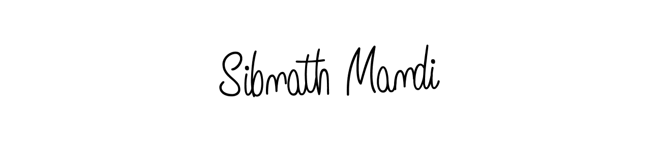 Use a signature maker to create a handwritten signature online. With this signature software, you can design (Angelique-Rose-font-FFP) your own signature for name Sibnath Mandi. Sibnath Mandi signature style 5 images and pictures png