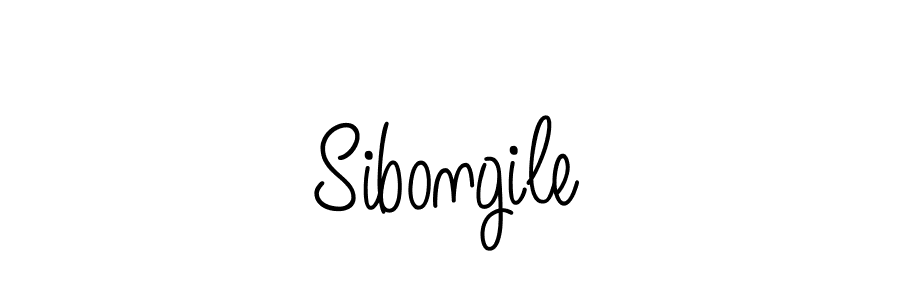 Make a beautiful signature design for name Sibongile. Use this online signature maker to create a handwritten signature for free. Sibongile signature style 5 images and pictures png