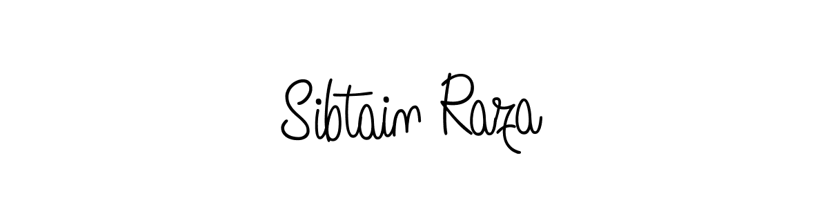 The best way (Angelique-Rose-font-FFP) to make a short signature is to pick only two or three words in your name. The name Sibtain Raza include a total of six letters. For converting this name. Sibtain Raza signature style 5 images and pictures png
