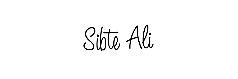 How to make Sibte Ali name signature. Use Angelique-Rose-font-FFP style for creating short signs online. This is the latest handwritten sign. Sibte Ali signature style 5 images and pictures png