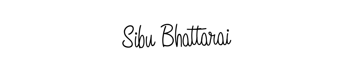 Design your own signature with our free online signature maker. With this signature software, you can create a handwritten (Angelique-Rose-font-FFP) signature for name Sibu Bhattarai. Sibu Bhattarai signature style 5 images and pictures png