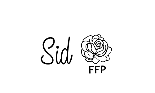 Use a signature maker to create a handwritten signature online. With this signature software, you can design (Angelique-Rose-font-FFP) your own signature for name Sid 3. Sid 3 signature style 5 images and pictures png