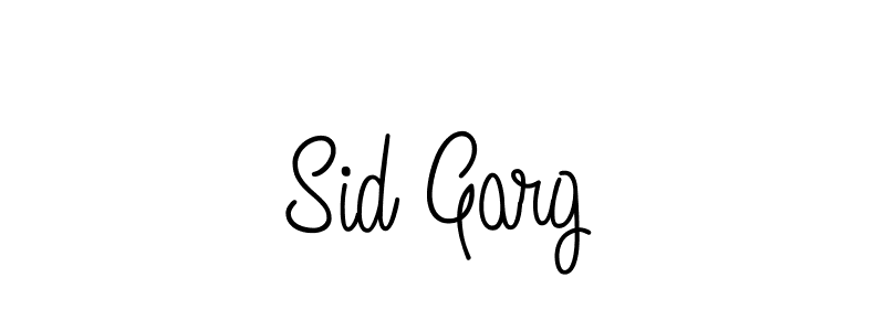 How to Draw Sid Garg signature style? Angelique-Rose-font-FFP is a latest design signature styles for name Sid Garg. Sid Garg signature style 5 images and pictures png