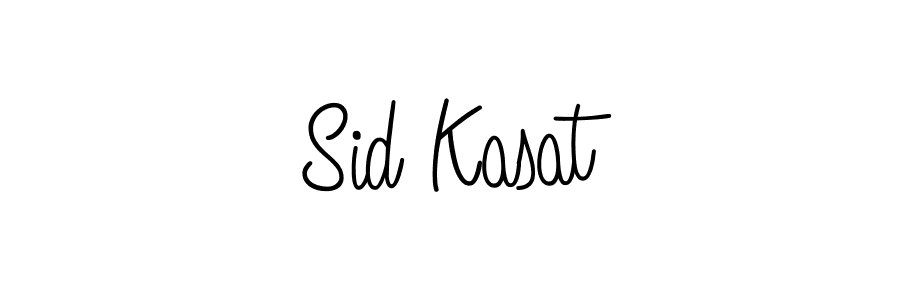 You should practise on your own different ways (Angelique-Rose-font-FFP) to write your name (Sid Kasat) in signature. don't let someone else do it for you. Sid Kasat signature style 5 images and pictures png