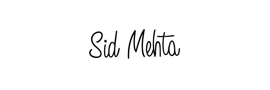How to Draw Sid Mehta signature style? Angelique-Rose-font-FFP is a latest design signature styles for name Sid Mehta. Sid Mehta signature style 5 images and pictures png