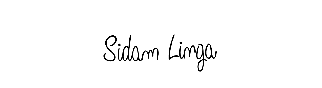 Design your own signature with our free online signature maker. With this signature software, you can create a handwritten (Angelique-Rose-font-FFP) signature for name Sidam Linga. Sidam Linga signature style 5 images and pictures png