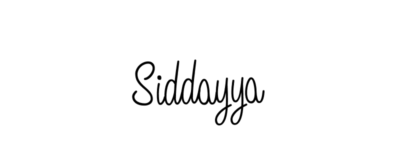 Make a beautiful signature design for name Siddayya. Use this online signature maker to create a handwritten signature for free. Siddayya signature style 5 images and pictures png