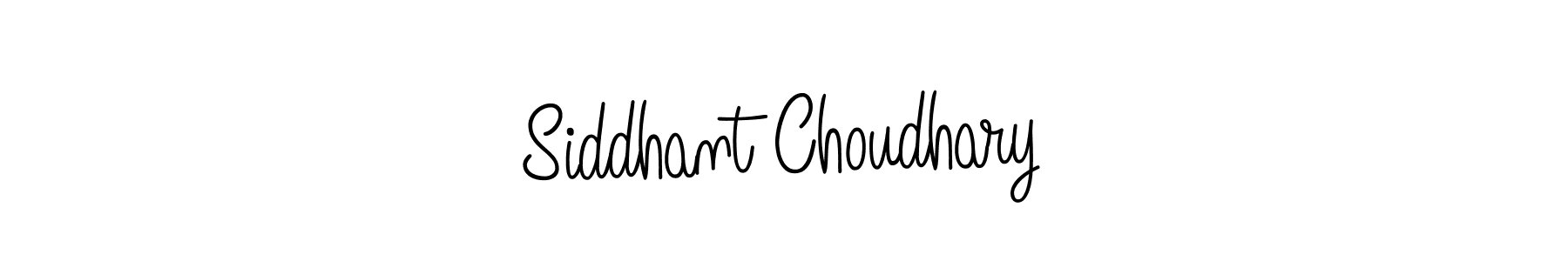 Use a signature maker to create a handwritten signature online. With this signature software, you can design (Angelique-Rose-font-FFP) your own signature for name Siddhant Choudhary. Siddhant Choudhary signature style 5 images and pictures png