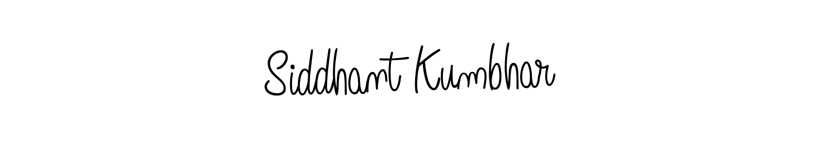 Make a beautiful signature design for name Siddhant Kumbhar. Use this online signature maker to create a handwritten signature for free. Siddhant Kumbhar signature style 5 images and pictures png