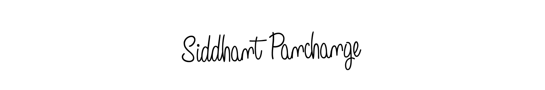 Make a beautiful signature design for name Siddhant Panchange. With this signature (Angelique-Rose-font-FFP) style, you can create a handwritten signature for free. Siddhant Panchange signature style 5 images and pictures png