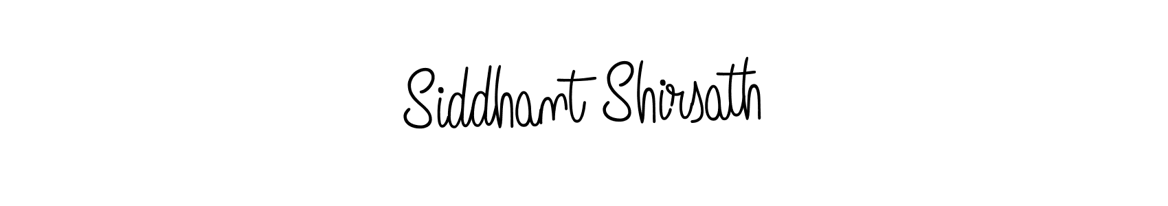 You should practise on your own different ways (Angelique-Rose-font-FFP) to write your name (Siddhant Shirsath) in signature. don't let someone else do it for you. Siddhant Shirsath signature style 5 images and pictures png