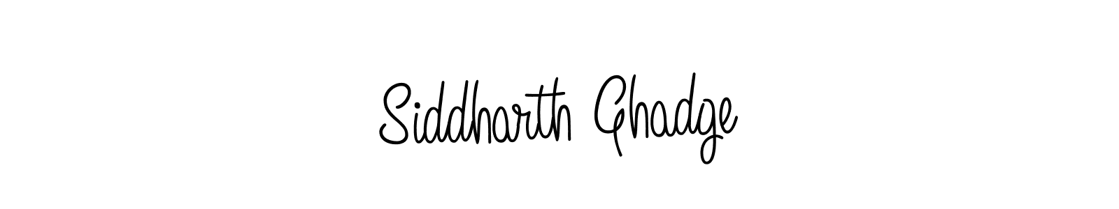 Make a beautiful signature design for name Siddharth Ghadge. With this signature (Angelique-Rose-font-FFP) style, you can create a handwritten signature for free. Siddharth Ghadge signature style 5 images and pictures png