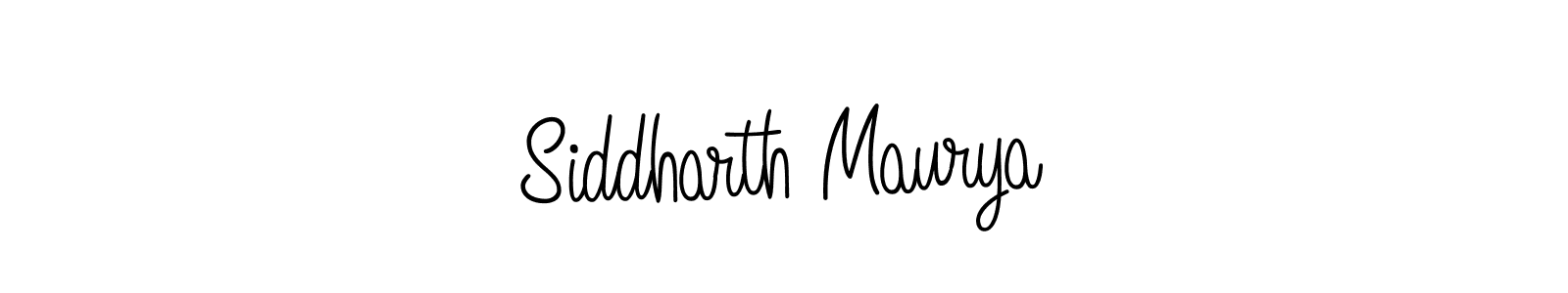 Create a beautiful signature design for name Siddharth Maurya. With this signature (Angelique-Rose-font-FFP) fonts, you can make a handwritten signature for free. Siddharth Maurya signature style 5 images and pictures png