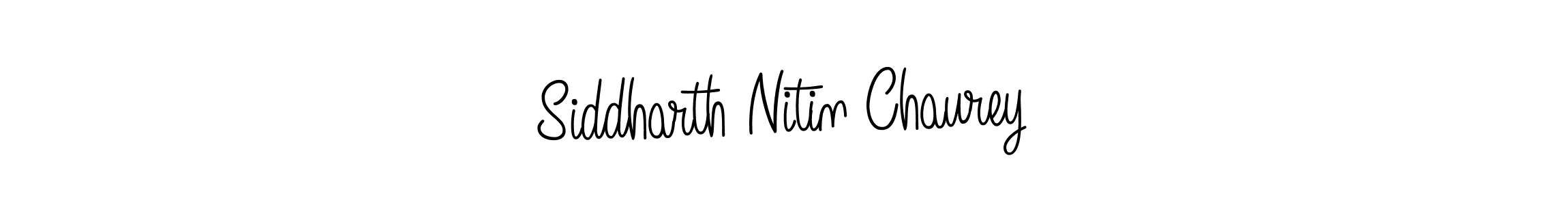 Design your own signature with our free online signature maker. With this signature software, you can create a handwritten (Angelique-Rose-font-FFP) signature for name Siddharth Nitin Chaurey. Siddharth Nitin Chaurey signature style 5 images and pictures png