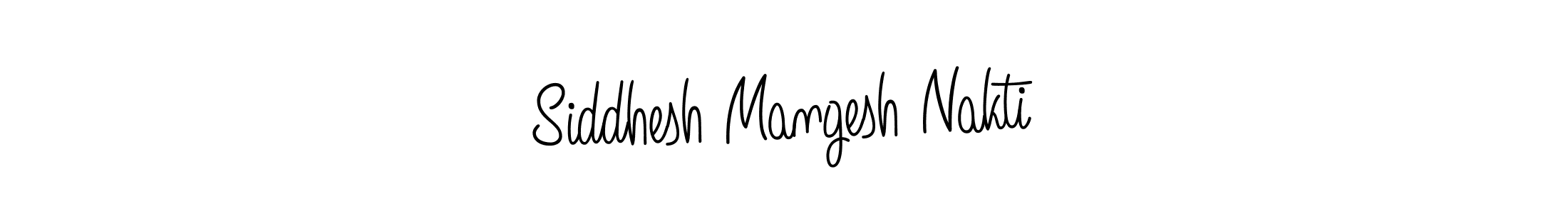 How to make Siddhesh Mangesh Nakti signature? Angelique-Rose-font-FFP is a professional autograph style. Create handwritten signature for Siddhesh Mangesh Nakti name. Siddhesh Mangesh Nakti signature style 5 images and pictures png