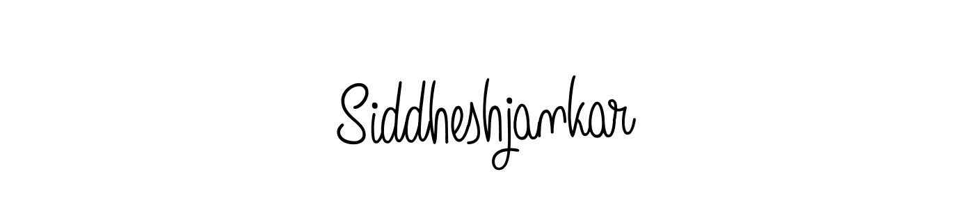 Make a beautiful signature design for name Siddheshjankar. Use this online signature maker to create a handwritten signature for free. Siddheshjankar signature style 5 images and pictures png
