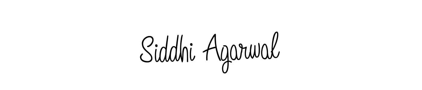 Make a beautiful signature design for name Siddhi Agarwal. With this signature (Angelique-Rose-font-FFP) style, you can create a handwritten signature for free. Siddhi Agarwal signature style 5 images and pictures png