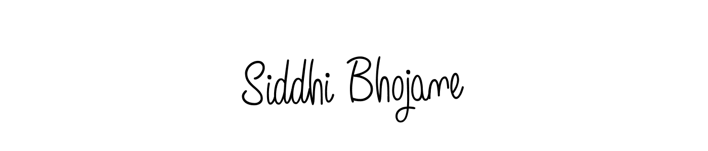 The best way (Angelique-Rose-font-FFP) to make a short signature is to pick only two or three words in your name. The name Siddhi Bhojane include a total of six letters. For converting this name. Siddhi Bhojane signature style 5 images and pictures png