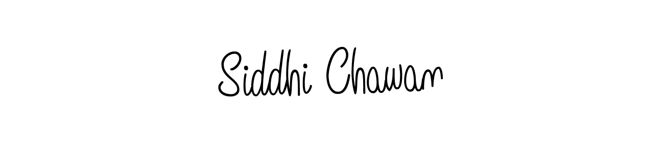 Make a beautiful signature design for name Siddhi Chawan. With this signature (Angelique-Rose-font-FFP) style, you can create a handwritten signature for free. Siddhi Chawan signature style 5 images and pictures png