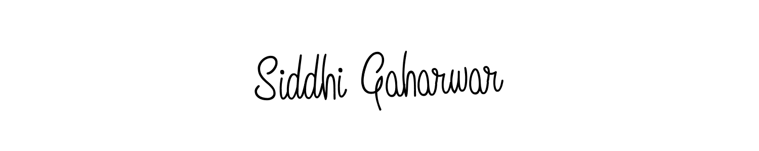 Create a beautiful signature design for name Siddhi Gaharwar. With this signature (Angelique-Rose-font-FFP) fonts, you can make a handwritten signature for free. Siddhi Gaharwar signature style 5 images and pictures png