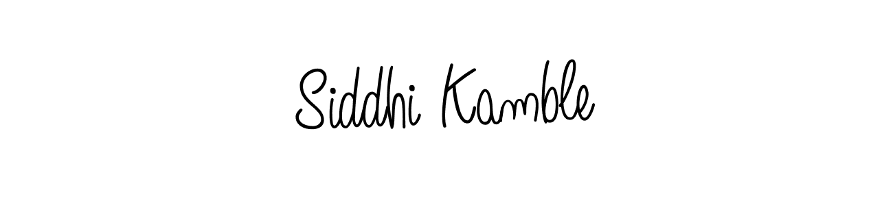 Siddhi Kamble stylish signature style. Best Handwritten Sign (Angelique-Rose-font-FFP) for my name. Handwritten Signature Collection Ideas for my name Siddhi Kamble. Siddhi Kamble signature style 5 images and pictures png