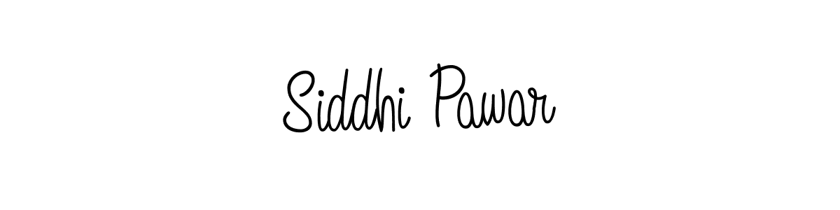 Use a signature maker to create a handwritten signature online. With this signature software, you can design (Angelique-Rose-font-FFP) your own signature for name Siddhi Pawar. Siddhi Pawar signature style 5 images and pictures png