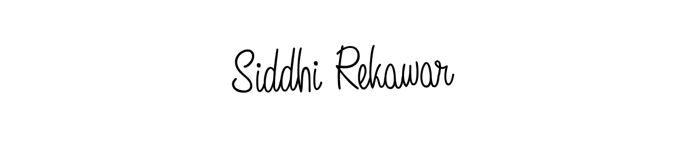 Once you've used our free online signature maker to create your best signature Angelique-Rose-font-FFP style, it's time to enjoy all of the benefits that Siddhi Rekawar name signing documents. Siddhi Rekawar signature style 5 images and pictures png