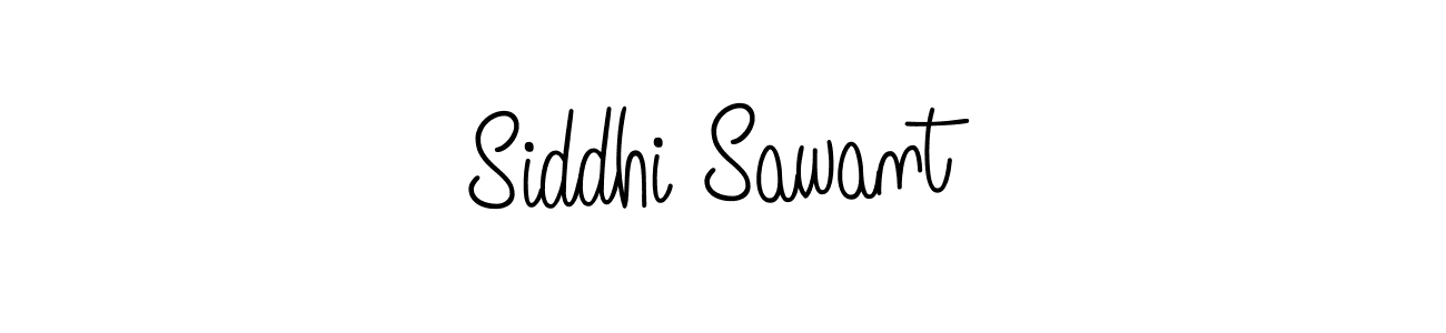 The best way (Angelique-Rose-font-FFP) to make a short signature is to pick only two or three words in your name. The name Siddhi Sawant include a total of six letters. For converting this name. Siddhi Sawant signature style 5 images and pictures png