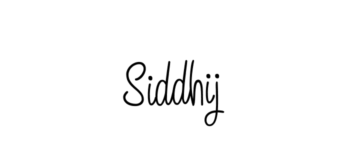 Create a beautiful signature design for name Siddhij. With this signature (Angelique-Rose-font-FFP) fonts, you can make a handwritten signature for free. Siddhij signature style 5 images and pictures png