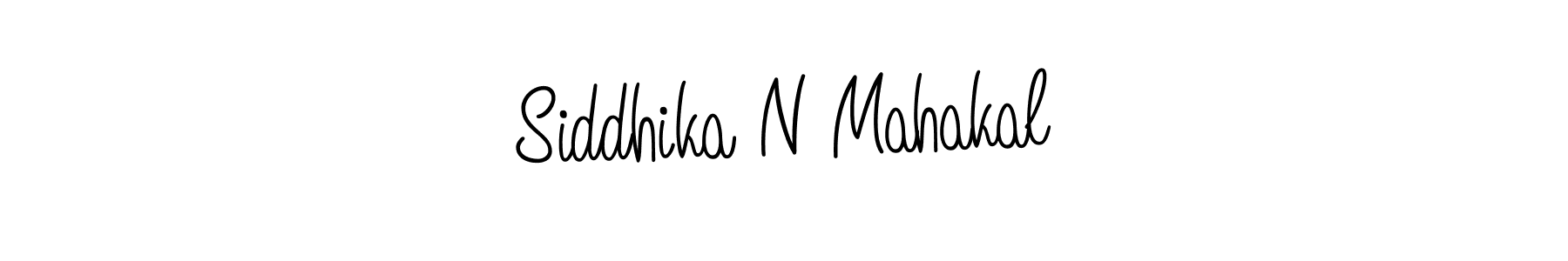 Make a beautiful signature design for name Siddhika N Mahakal. Use this online signature maker to create a handwritten signature for free. Siddhika N Mahakal signature style 5 images and pictures png