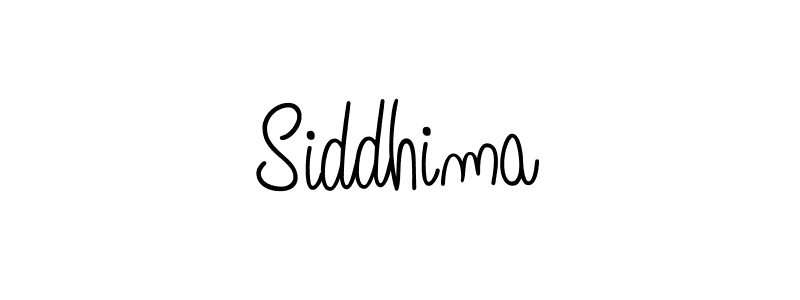 Siddhima stylish signature style. Best Handwritten Sign (Angelique-Rose-font-FFP) for my name. Handwritten Signature Collection Ideas for my name Siddhima. Siddhima signature style 5 images and pictures png