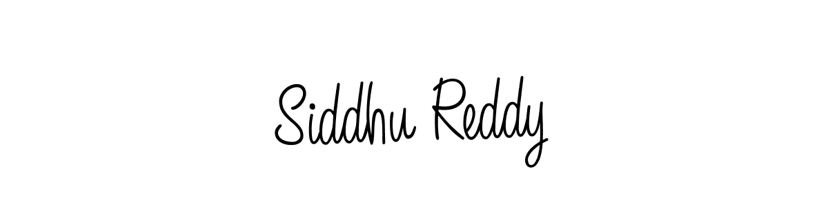 Use a signature maker to create a handwritten signature online. With this signature software, you can design (Angelique-Rose-font-FFP) your own signature for name Siddhu Reddy. Siddhu Reddy signature style 5 images and pictures png