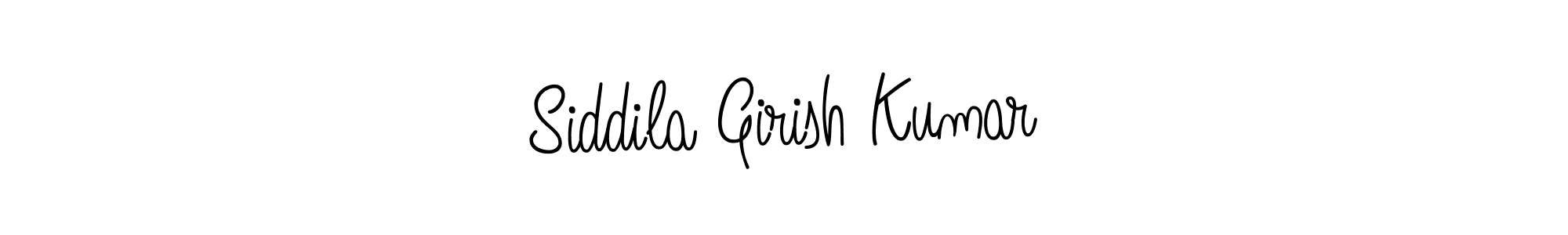 You can use this online signature creator to create a handwritten signature for the name Siddila Girish Kumar. This is the best online autograph maker. Siddila Girish Kumar signature style 5 images and pictures png