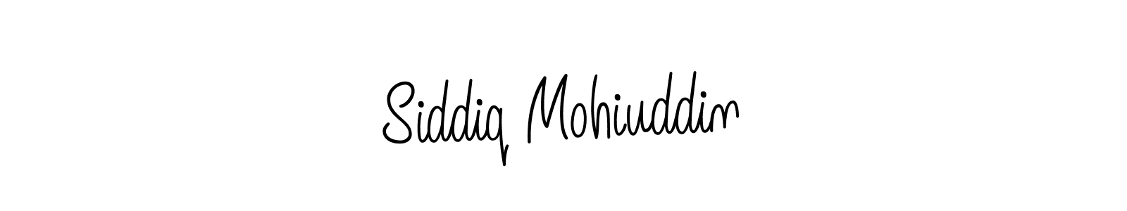 Also we have Siddiq Mohiuddin name is the best signature style. Create professional handwritten signature collection using Angelique-Rose-font-FFP autograph style. Siddiq Mohiuddin signature style 5 images and pictures png