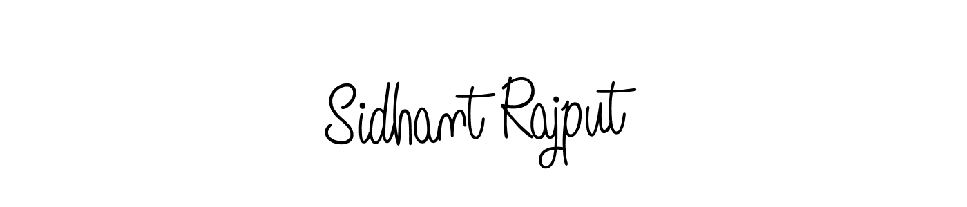 The best way (Angelique-Rose-font-FFP) to make a short signature is to pick only two or three words in your name. The name Sidhant Rajput include a total of six letters. For converting this name. Sidhant Rajput signature style 5 images and pictures png