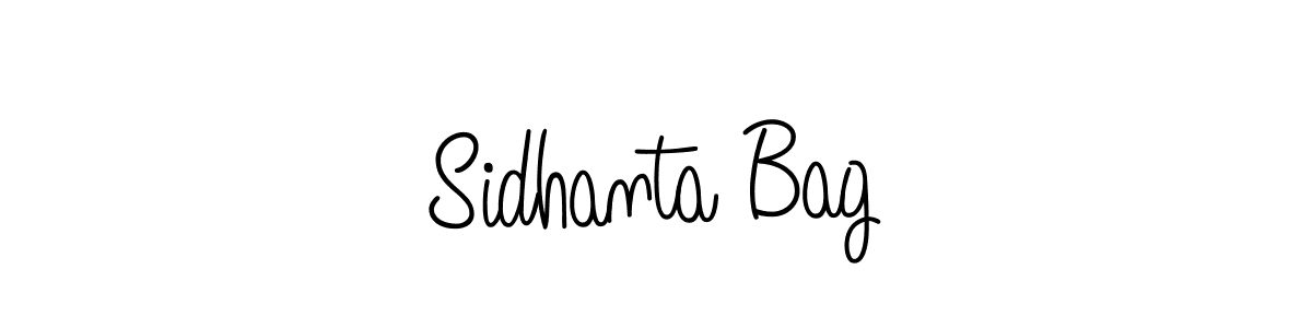 The best way (Angelique-Rose-font-FFP) to make a short signature is to pick only two or three words in your name. The name Sidhanta Bag include a total of six letters. For converting this name. Sidhanta Bag signature style 5 images and pictures png