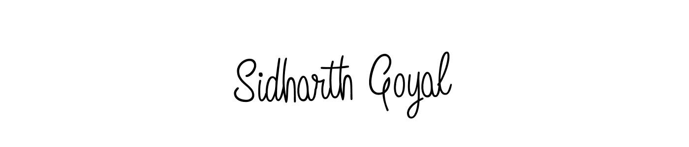 Create a beautiful signature design for name Sidharth Goyal. With this signature (Angelique-Rose-font-FFP) fonts, you can make a handwritten signature for free. Sidharth Goyal signature style 5 images and pictures png