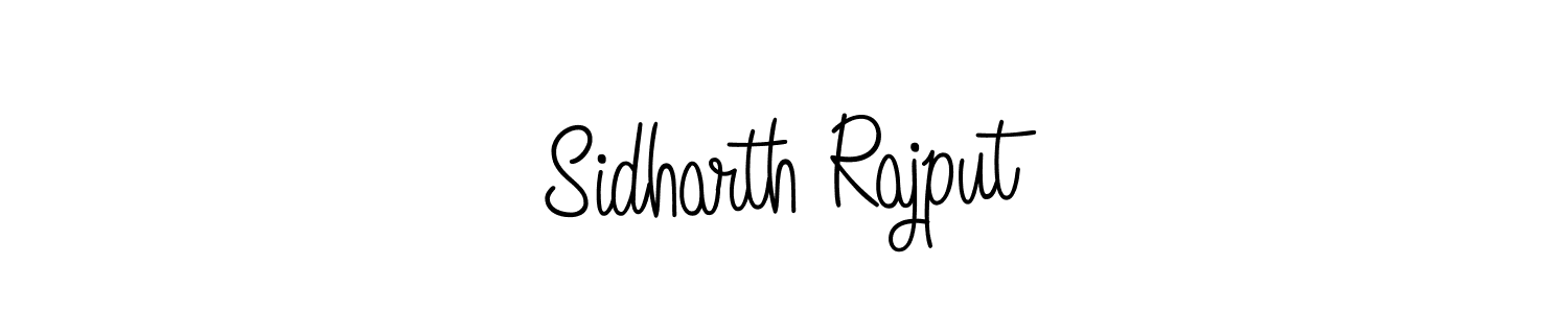 Use a signature maker to create a handwritten signature online. With this signature software, you can design (Angelique-Rose-font-FFP) your own signature for name Sidharth Rajput. Sidharth Rajput signature style 5 images and pictures png