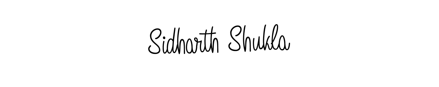 You should practise on your own different ways (Angelique-Rose-font-FFP) to write your name (Sidharth Shukla) in signature. don't let someone else do it for you. Sidharth Shukla signature style 5 images and pictures png