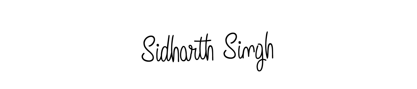 Use a signature maker to create a handwritten signature online. With this signature software, you can design (Angelique-Rose-font-FFP) your own signature for name Sidharth Singh. Sidharth Singh signature style 5 images and pictures png