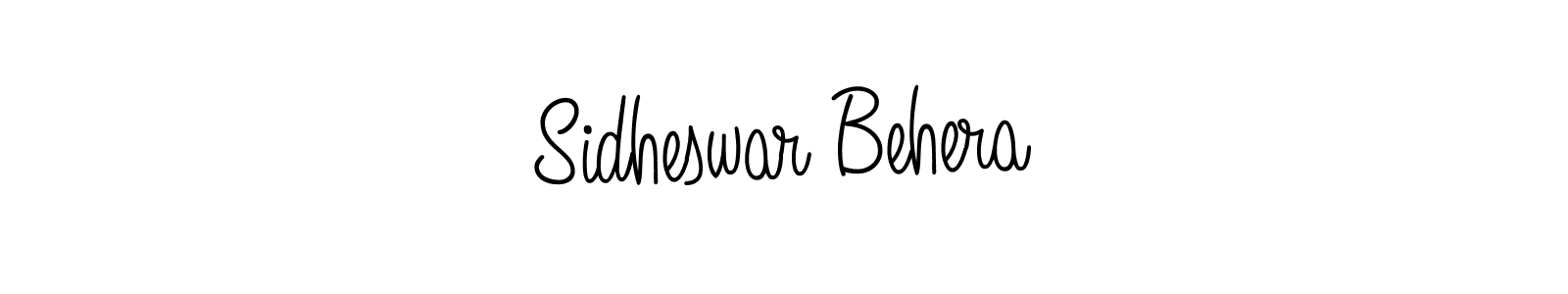 Sidheswar Behera stylish signature style. Best Handwritten Sign (Angelique-Rose-font-FFP) for my name. Handwritten Signature Collection Ideas for my name Sidheswar Behera. Sidheswar Behera signature style 5 images and pictures png