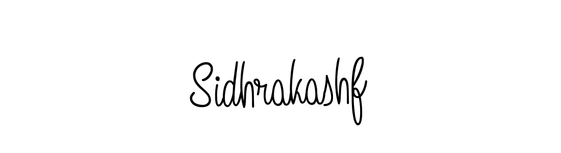 Make a beautiful signature design for name Sidhrakashf. With this signature (Angelique-Rose-font-FFP) style, you can create a handwritten signature for free. Sidhrakashf signature style 5 images and pictures png